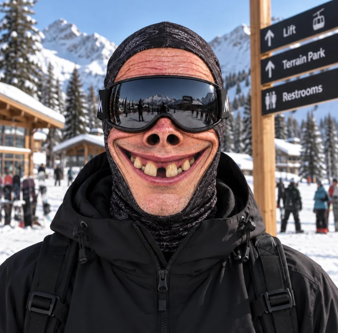 Smiley Ski Masks